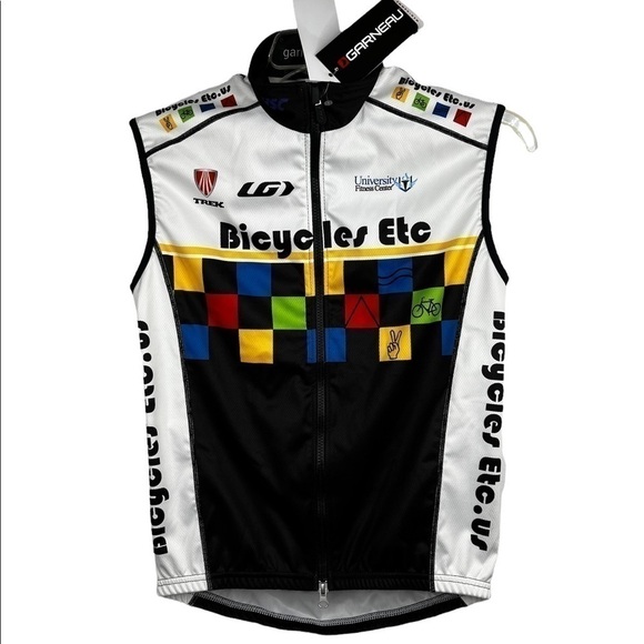Garneau Men’s Bicycles Etc. Cycling Team Wind Vest - Picture 1 of 14